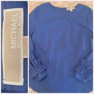 Michael Kors Ruffle Sleeve Blouse
